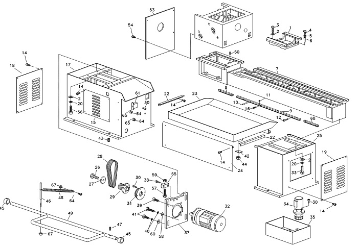 Optimum Drehmaschinen TZ 4012 Ersatzteile