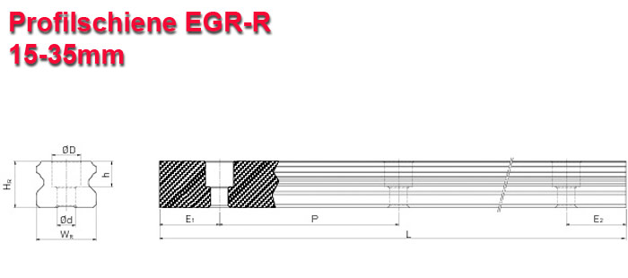 Linearschiene EGR für EGW - EGH