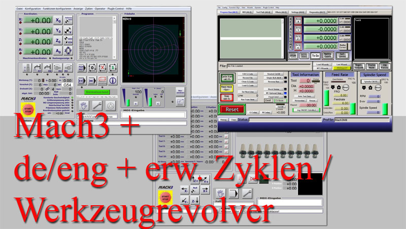 Mach3 Versionen u. Plugins
