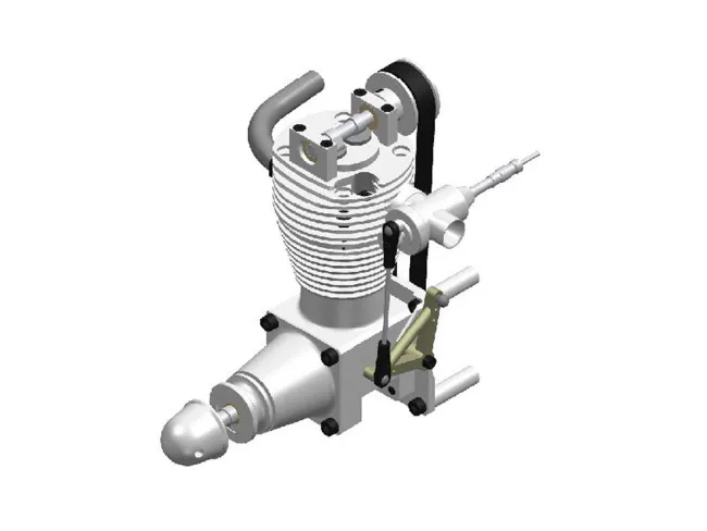 1-Zylinder Viertaktmotor 17,5 ccm