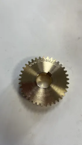 Antriebszahnrad BF16/BF20V/LDV/MH22V/Holzmann/HBM/Bernardo schrägverzahnt aus Messing