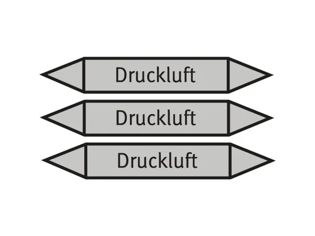 Aufkleber Rohrmarkierer