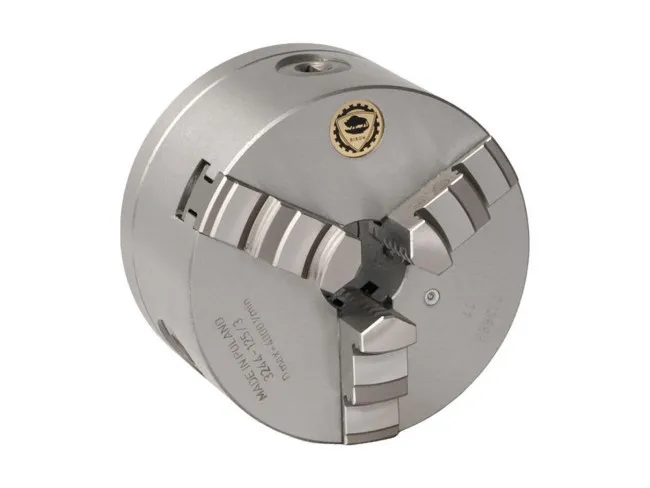BISON Dreibackendrehfutter Guss Ø 160 mm Camlock DIN ISO 702-2 Nr. 4 zentrisch spannend