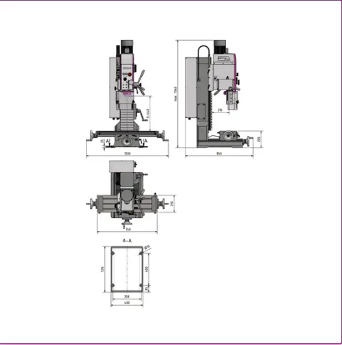 Bohr-Fräsmaschine OPTImill MH 35G