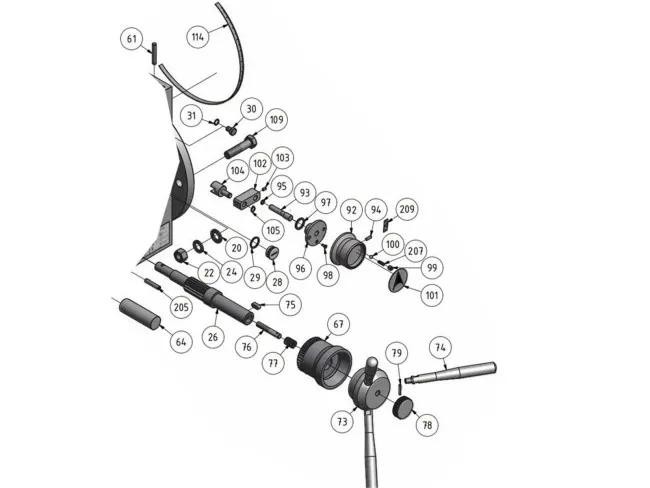 Drehzahlschalter BF 46 Vario