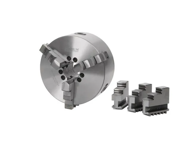 Dreibackendrehfutter ø 200 mm Camlock DIN ISO 702-2 Nr. 6 zentrisch spannend