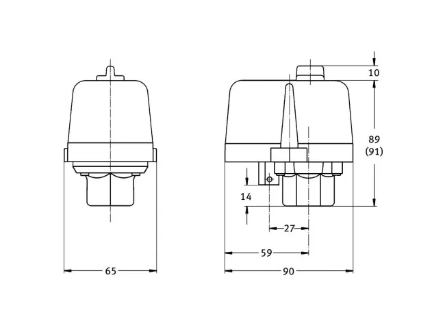 Druckschalter CONDOR MDR 2 / 11 bar
