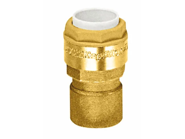 Endstück mit Innengewinde Messing 28 mm AD / 1 " IG