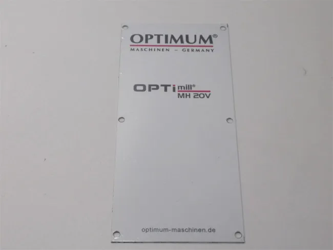 Frontlabel MH 20 V
