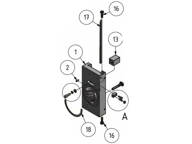 Halterung BF 20V