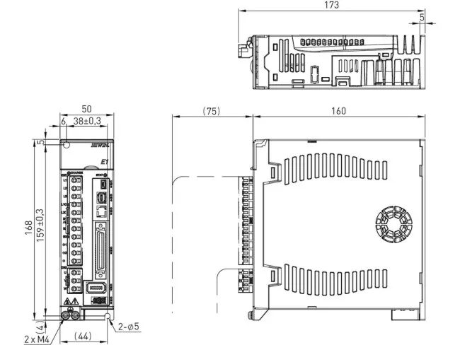 HIWIN Servosystem 400W Set