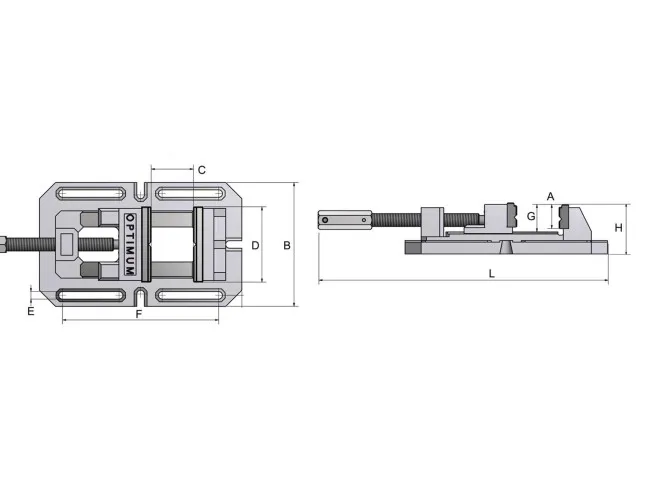 Maschinenschraubstock BSI 100