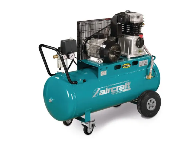 Mobiler Kolbenkompressor für Handwerker mit Riemenantrieb AIRSTAR 503/100