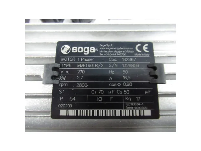 Motor ACS 2,7-10 / 230V