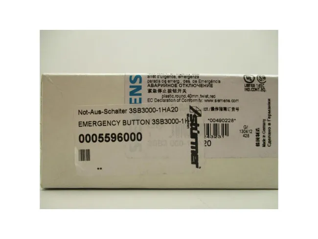 Notausschalter 3SB3000-1HA20