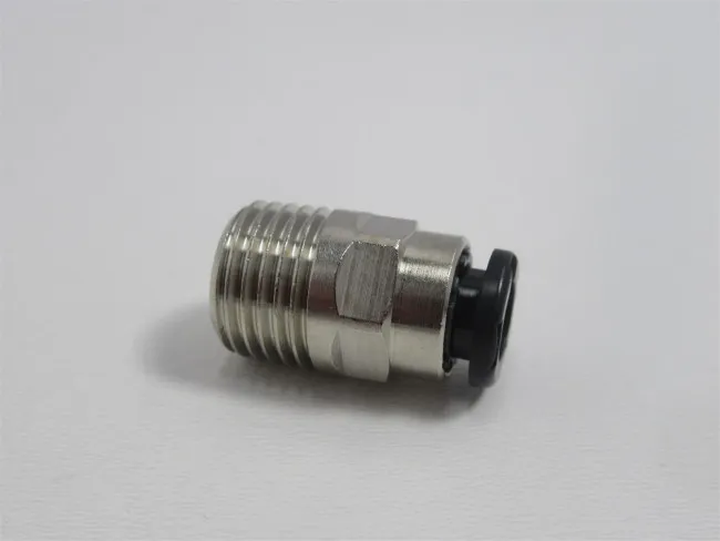 Push-in-Stecker 1/4" AG x 6 mm, gerade, 16 bar