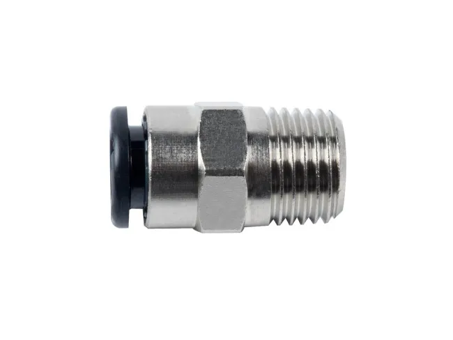 Push-in-Stecker 1/4" AG x 8 mm, gerade, 16 bar