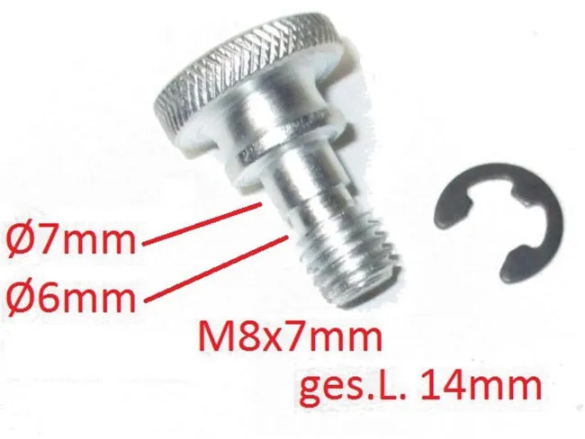 Rändelschraube B-PRO-Serie/DQ25/B40GSM