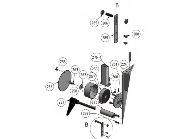 Rückholfedergehäuse BF 30 V