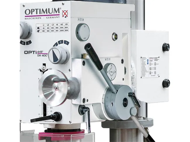 Säulen-Getriebebohrmaschine mit Kreuztisch OPTIdrill DH 40CT