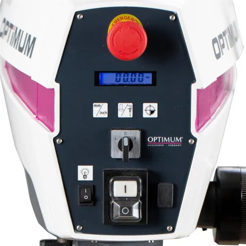 Säulenbohrmaschine OPTIdrill DP 26-F (230 V) Aktions-Set inkl. Maschinenschraubstock