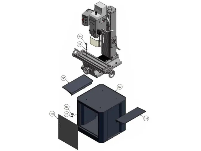 Spänewanne BF 46 V