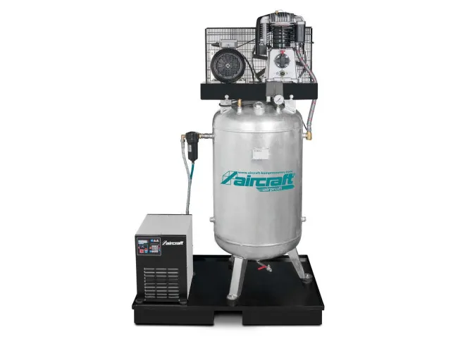 Stationärer Kolbenkompressor mit Kältetrockner AIRPROFI 703/270/10 VK