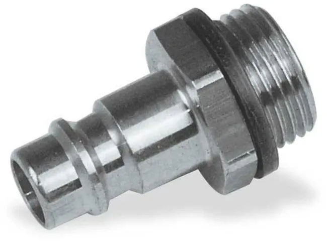 Stecknippel Stahl 3/8" Außengewinde