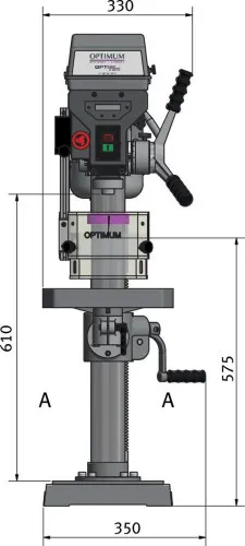 Tischbohrmaschine OPTIdrill D 23Pro (400 V) Aktions Set