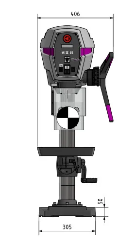 Tischbohrmaschine OPTIdrill DP 26-T (230 V)