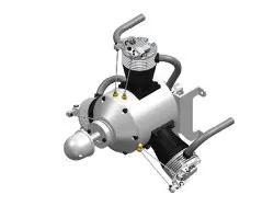 3-Zylinder Sternmotor 50 ccm