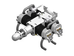 4-Zylinder Boxer-Motor 120ccm