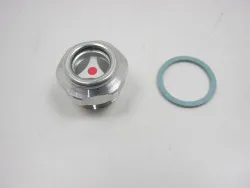 Aluminium Ölschauglas M18x1,5