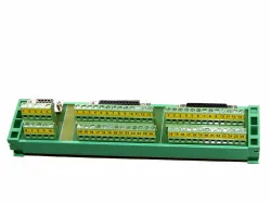 Anschlussleiste für DIN-Schiene DIN – DB25+DB25+DB9 terminal block