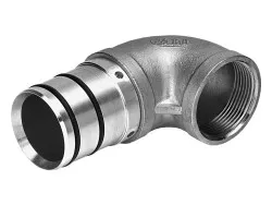 Bogen 90°, einseitig offen 40 mm / 1 ¼ 