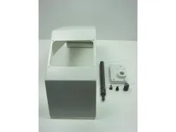 Drehfutterschutz TU 3008V inkl. Montageplatte / RAL9002