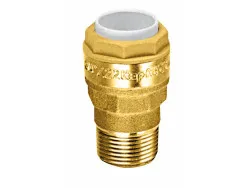 Endstück mit Außengewinde Messing 15 mm AD / ½ 