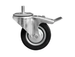 Lenkrolle mit Metallbremse