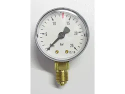 Manometer 0-25 bar, Ø50mm, G1/4