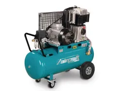 Mobiler Kolbenkompressor für Handwerker mit Riemenantrieb AIRSTAR 853/100