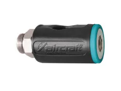 Sicherheits-Schnellkupplung 9 mm mit Schlauchtülle