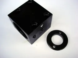 Spannblock Fußbefestigung für Kugelgewindemutter Ø 25x20