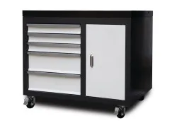 Unterbau mit Aufspanntisch für Gewindeschneidapparate