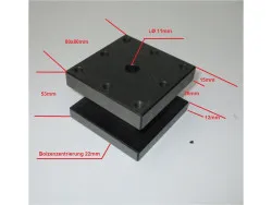 Vierfachstahlhalter TU 3008/V