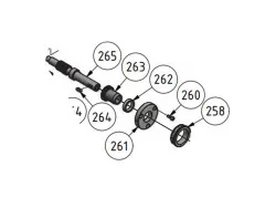 Zahnradwelle BF20V/LV/LDV/MH22V